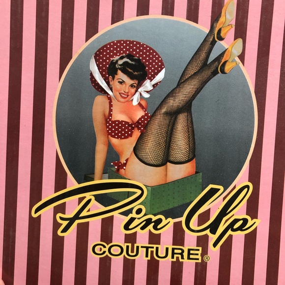 Pin up couture heels with sparrow. Size 8 - Picture 8 of 9